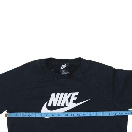 Nike Men's Black Small Crew Neck Pullover Sweatshirt