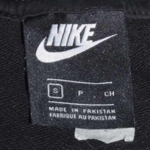 Nike Men's Black Small Crew Neck Pullover Sweatshirt