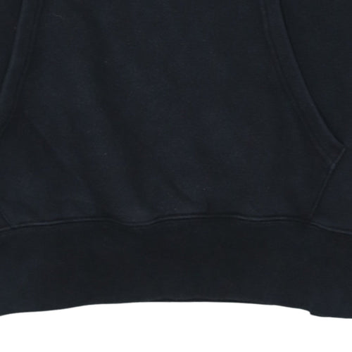 Champion Men's Black Medium Pullover Hoodie Organic Cotton