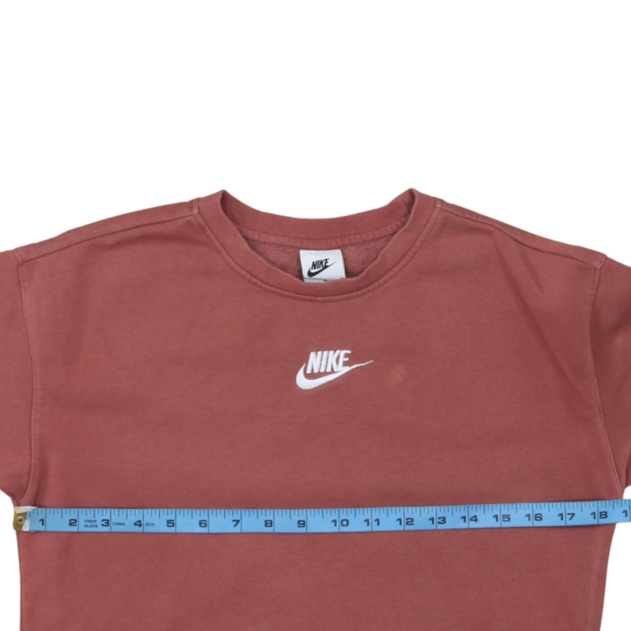 Nike Boys Brown Sweatshirt M 137–146 cm Crew Neck Pullover Logo