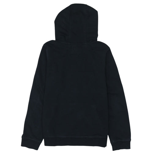 Nike Boys Black Pullover Hoodie Size L (147-158cm) Logo Print Sweatshirt
