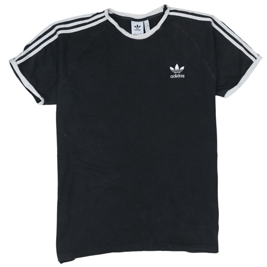 Adidas Men's Black Short Sleeve Crew Neck T-Shirt XL Classic Logo Tee