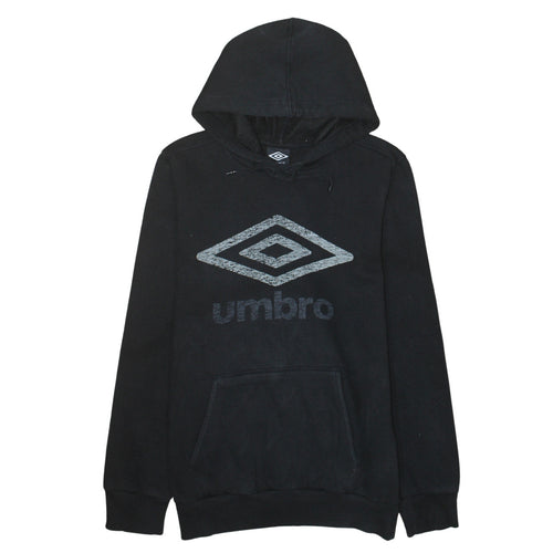 Umbro Men's Black Pullover Hoodie M Regular Fit Sportswear