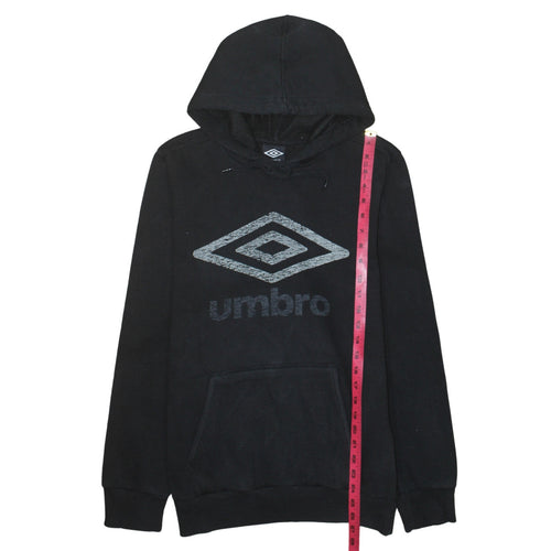 Umbro Men's Black Pullover Hoodie M Regular Fit Sportswear