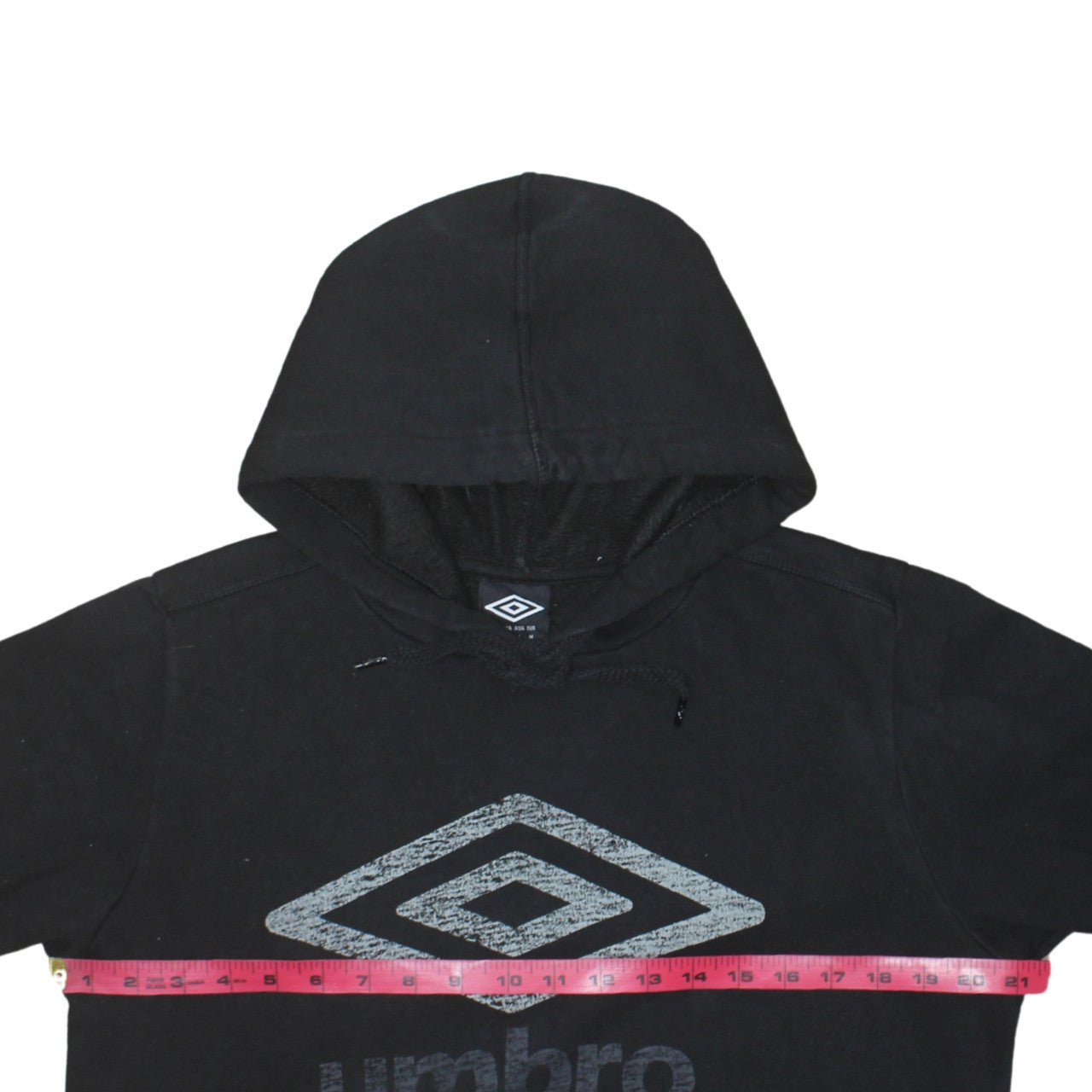 Umbro Men's Black Pullover Hoodie M Regular Fit Sportswear