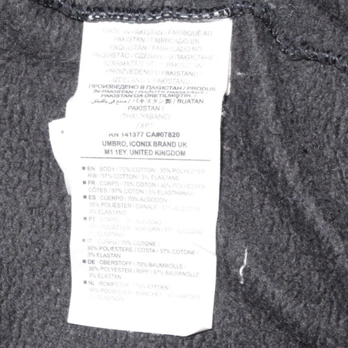 Umbro Men's Black Pullover Hoodie M Regular Fit Sportswear