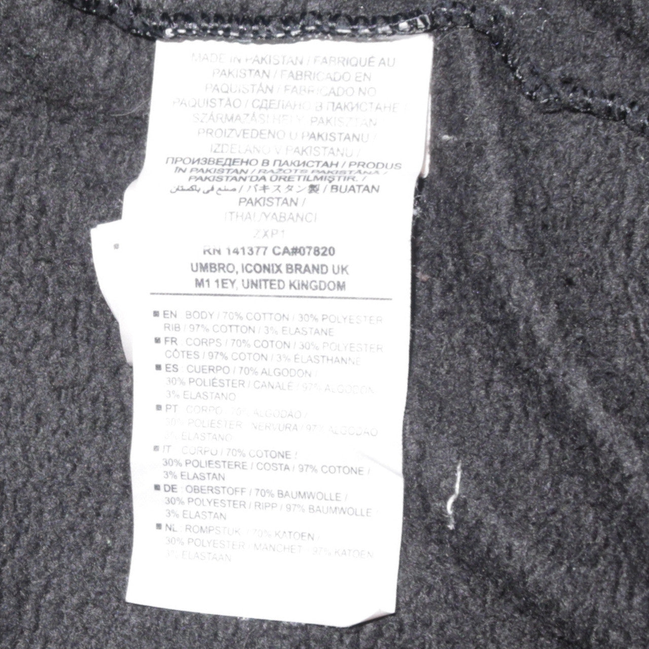 Umbro Men's Black Pullover Hoodie M Regular Fit Sportswear