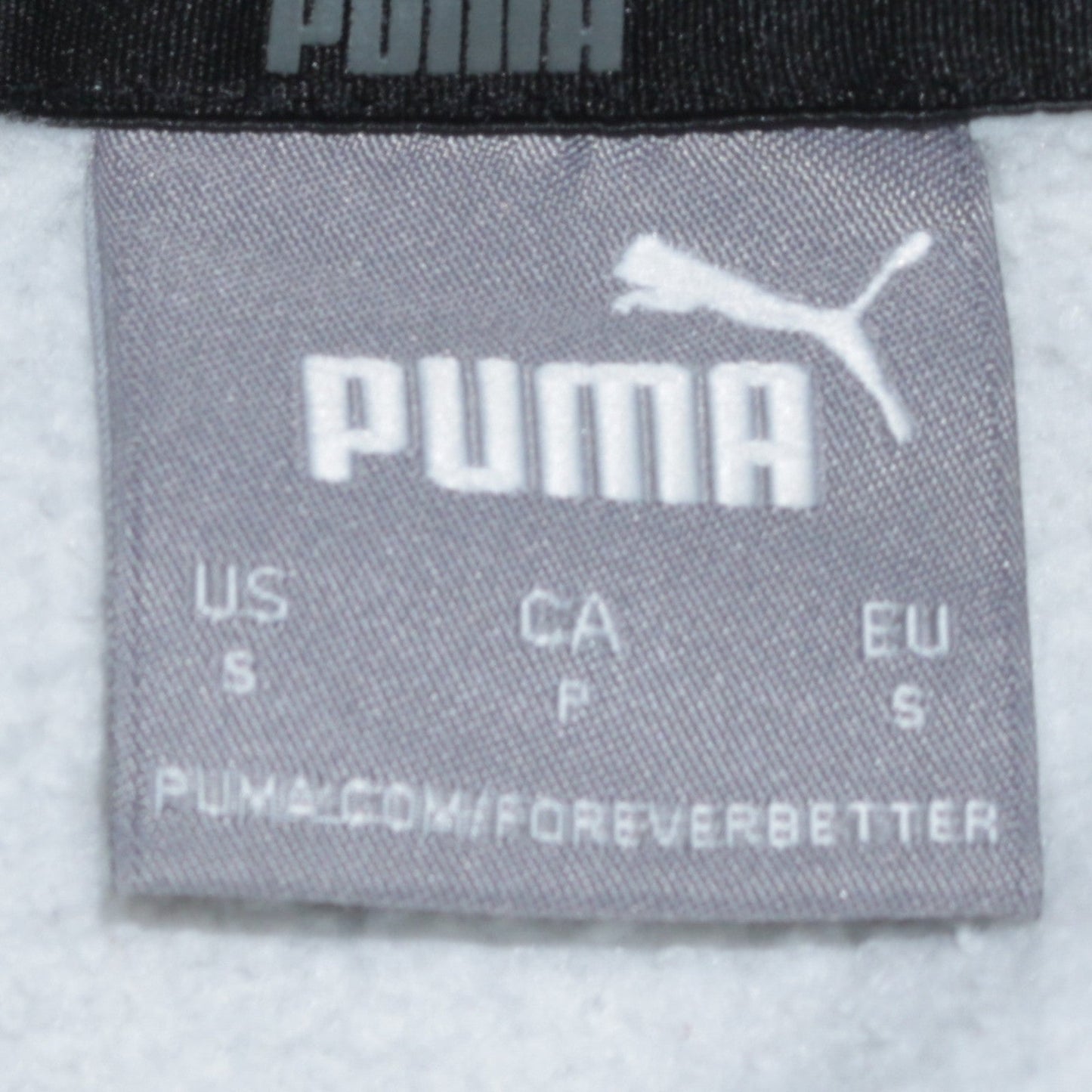 Puma Men's Grey Small Pullover Hoodie Logo Graphic Sportswear