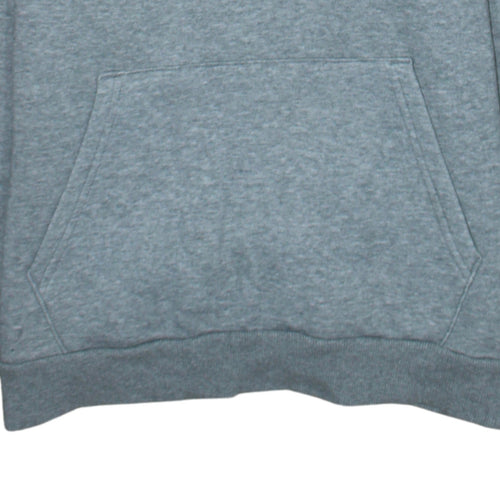 Puma Men's Grey Small Pullover Hoodie Logo Graphic Sportswear