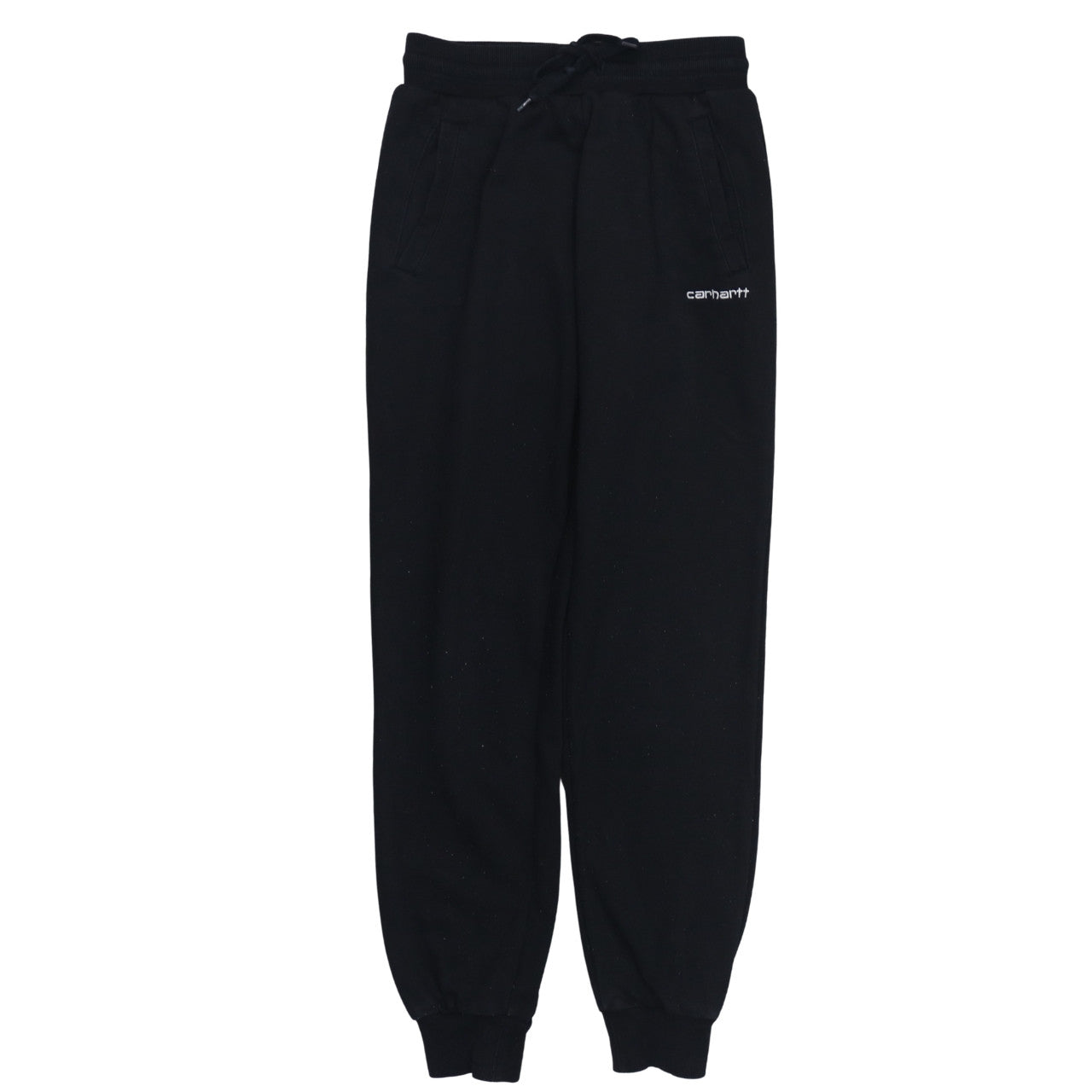 Carhartt Men's Black Jogger Sweatpants M Regular Fit Fleece
