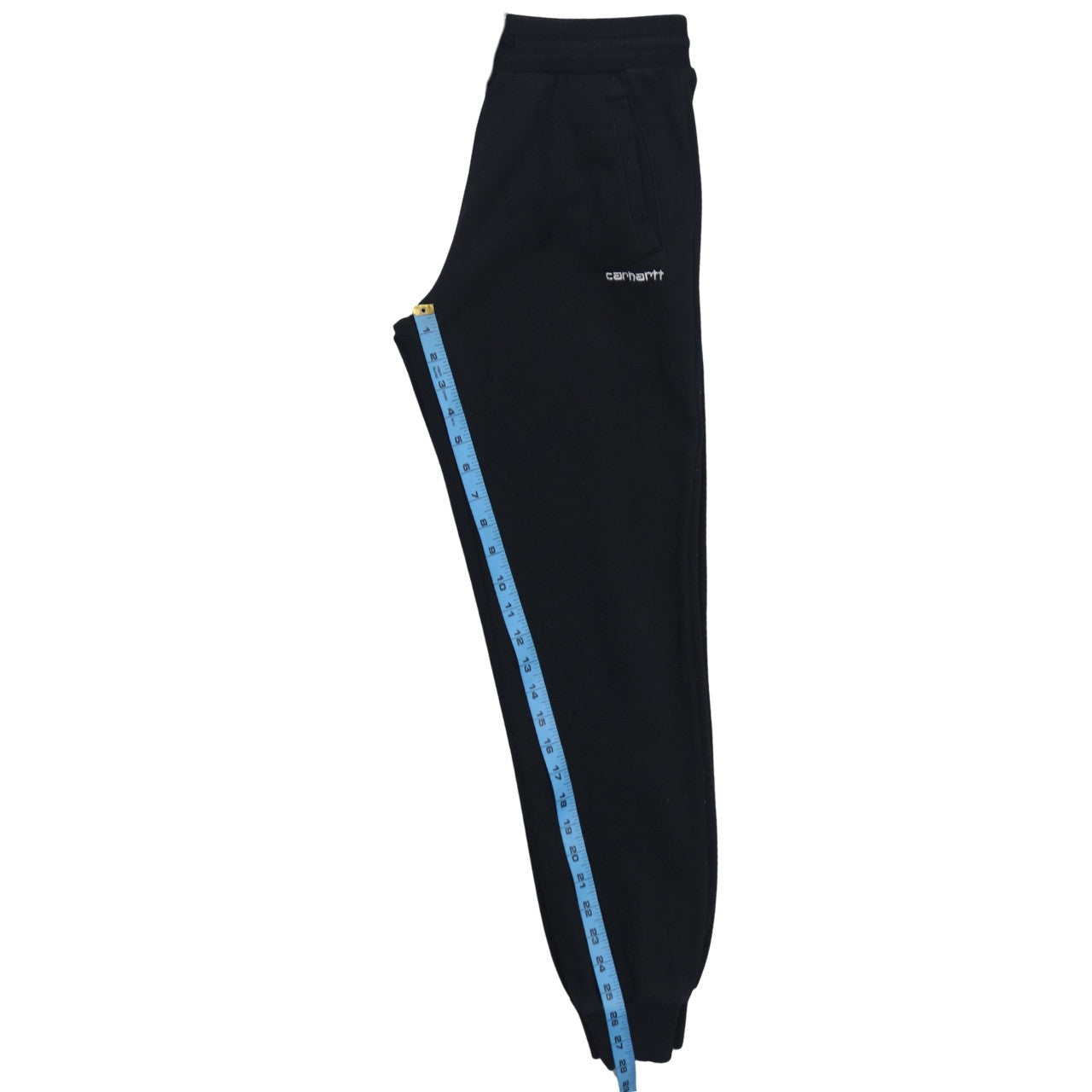 Carhartt Men's Black Jogger Sweatpants M Regular Fit Fleece