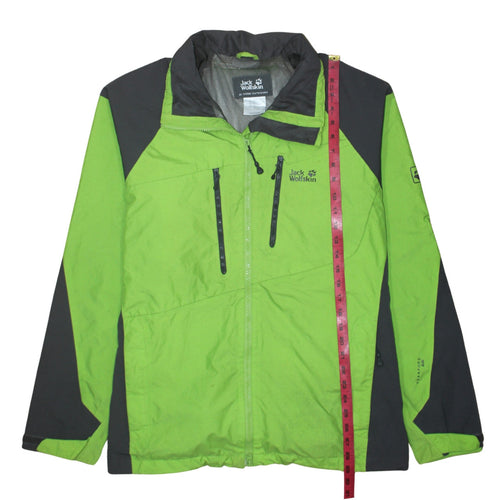 Jack Wolfskin Men's Green XL Waterproof Windbreaker Outdoor Jacket