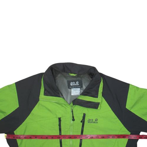Jack Wolfskin Men's Green XL Waterproof Windbreaker Outdoor Jacket