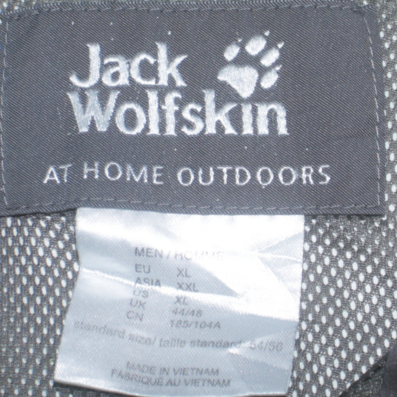 Jack Wolfskin Men's Green XL Waterproof Windbreaker Outdoor Jacket