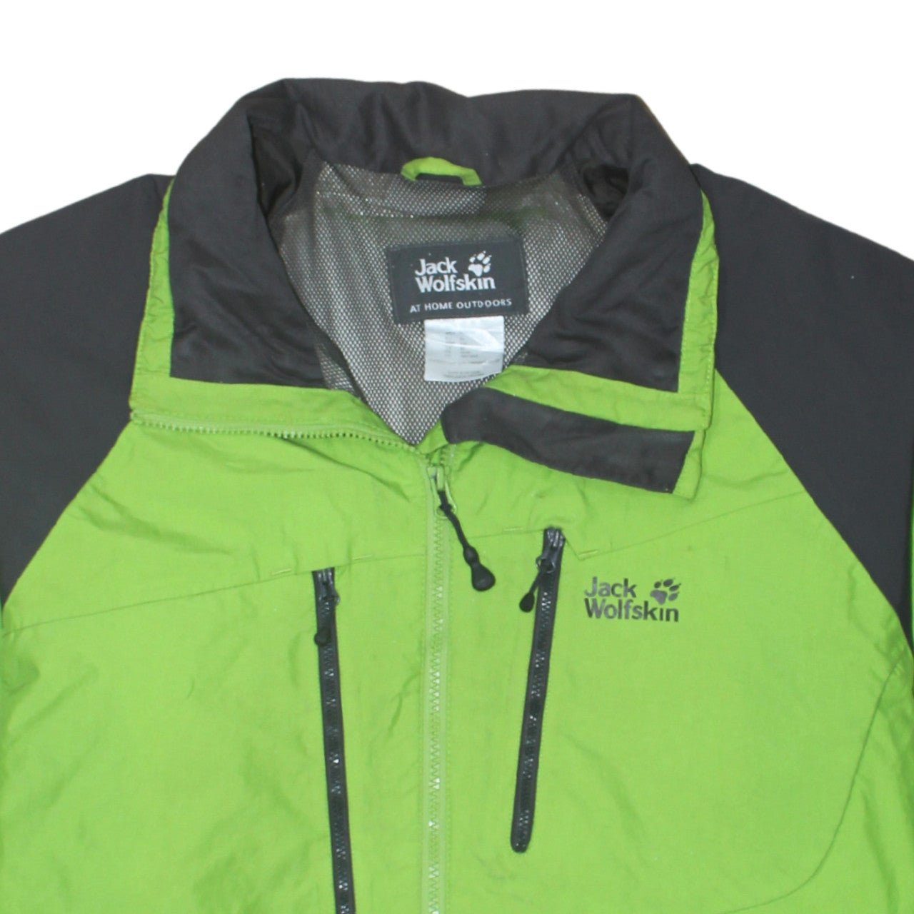 Jack Wolfskin Men's Green XL Waterproof Windbreaker Outdoor Jacket