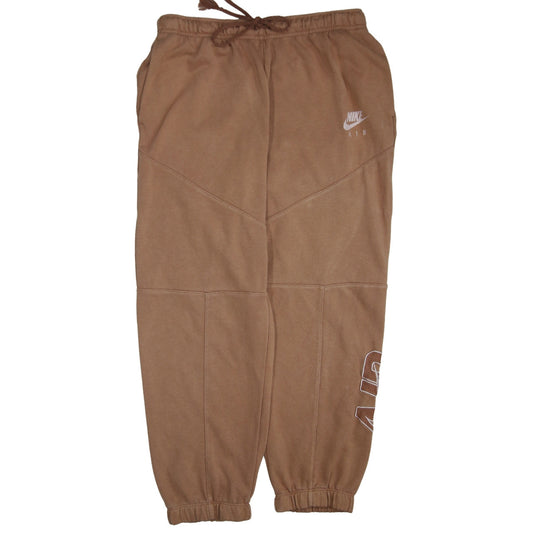 Nike Women's Brown Air Jogger Trousers Size M Fleece Activewear