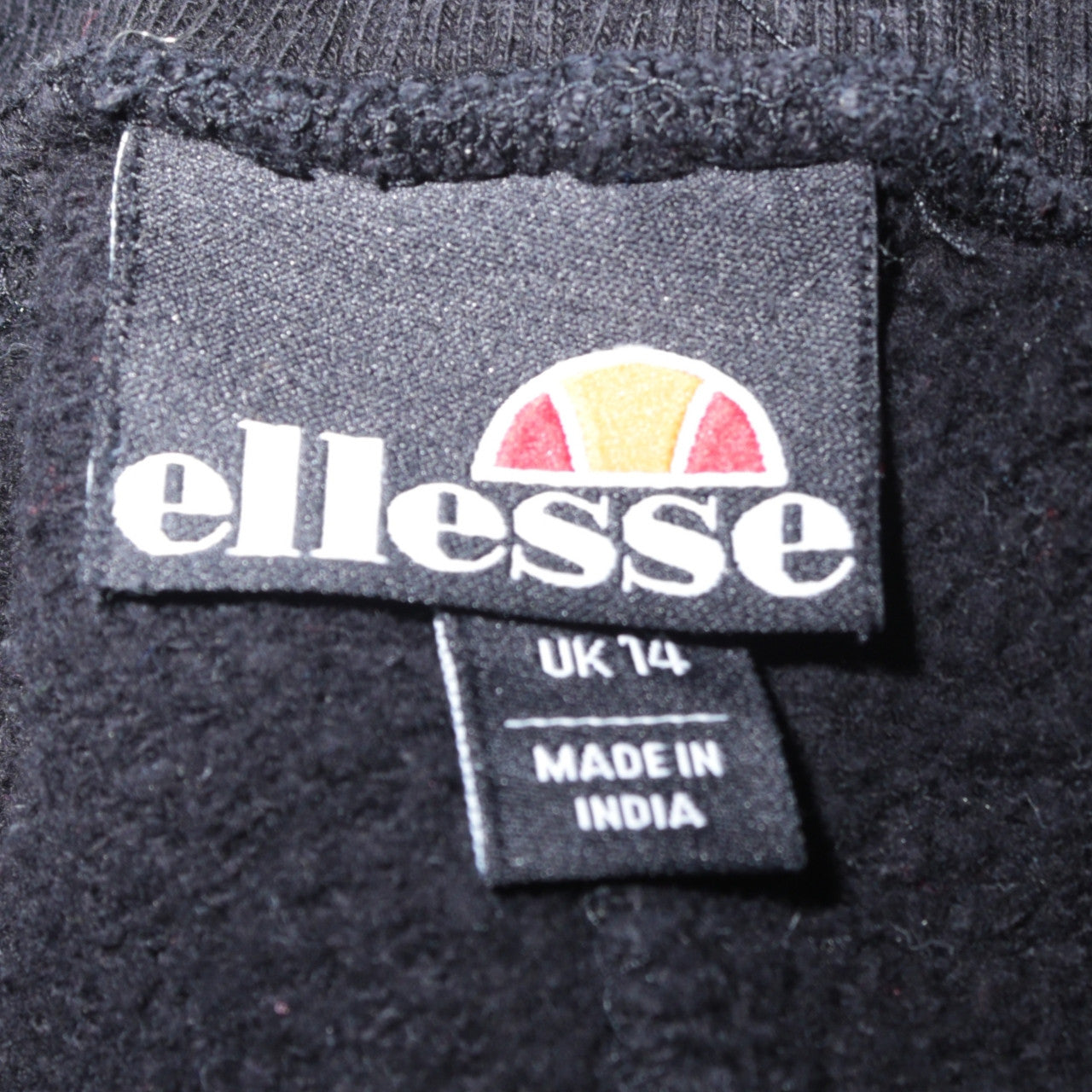 Ellesse Womens Black Size 14 Jogger Sweatpants Fleece Activewear