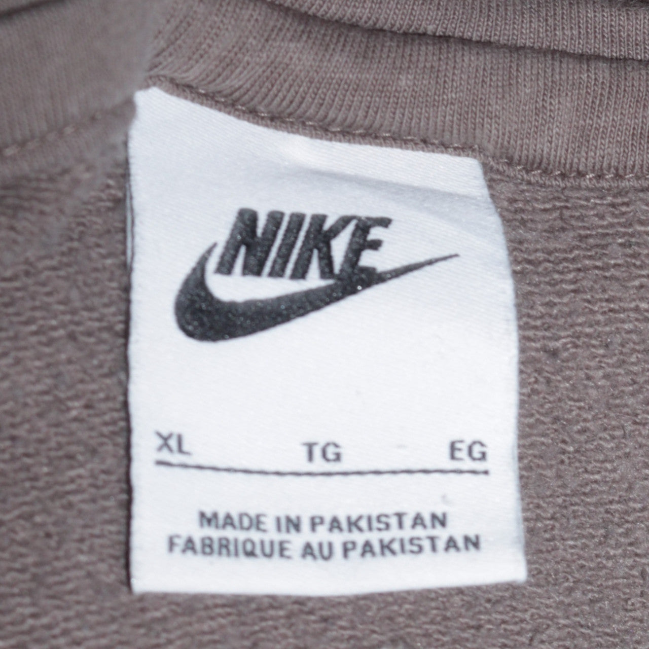 Nike Men's Grey XL Pullover Hoodie Fleece Sweatshirt