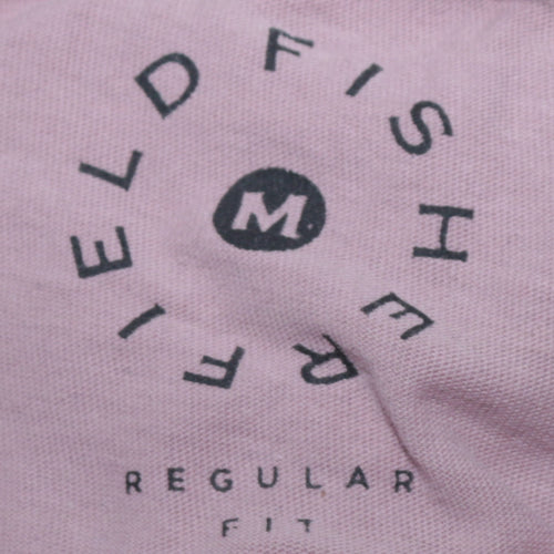 Field & Fish Men's Pink Miami Car Graphic Regular Fit T-Shirt M