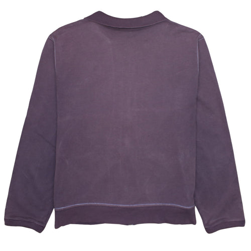 Puma Men's Purple Full Zip Sweatshirt Size L Regular Fit Collared