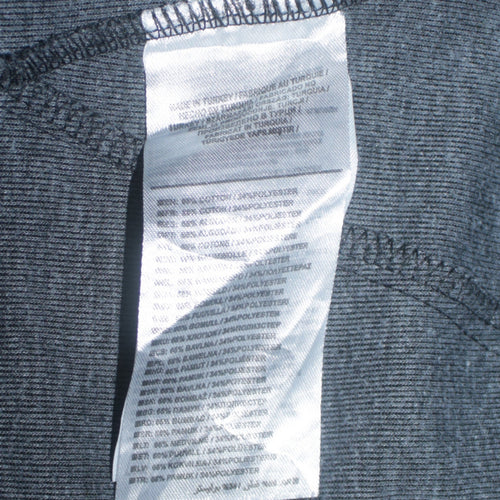 Nike Men Black Grey Full Zip Hoodie S Sportswear