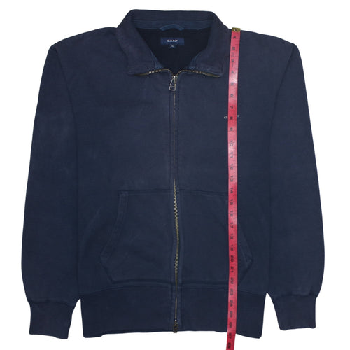 GANT Men's Blue Full Zip Collared Sweatshirt XL