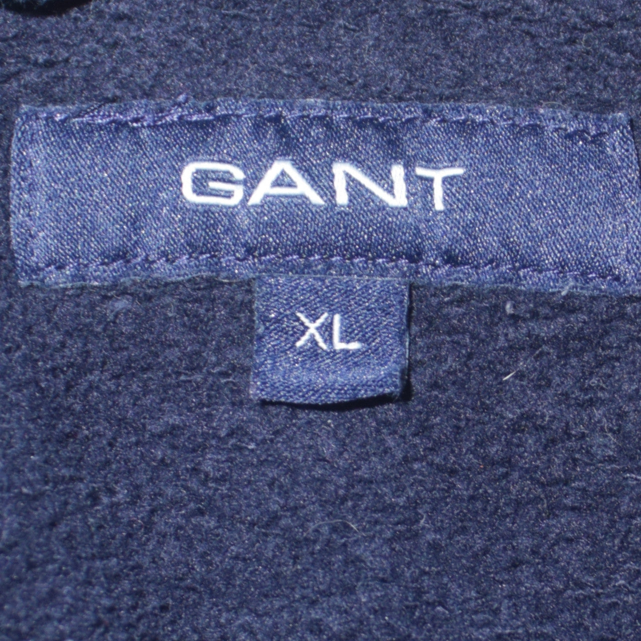 GANT Men's Blue Full Zip Collared Sweatshirt XL