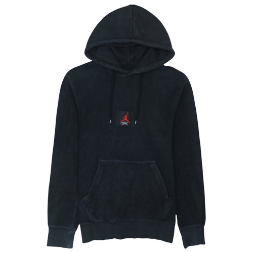 Jordan Men's Black Pullover Hoodie M Embroidered Graphic Cotton