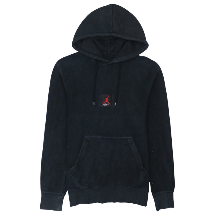 Jordan Men's Black Pullover Hoodie M Embroidered Graphic Cotton