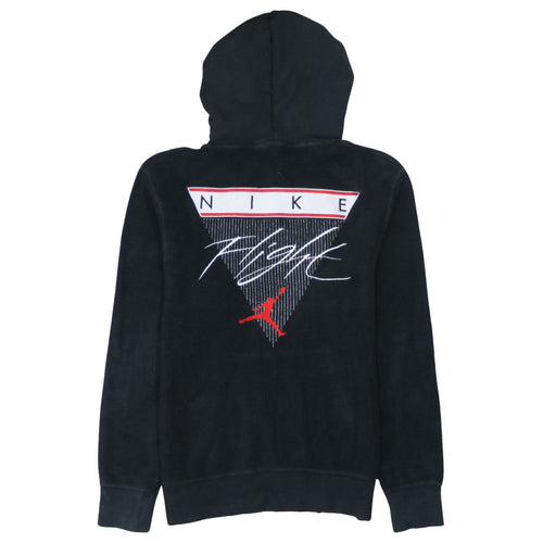 Jordan Men's Black Pullover Hoodie M Embroidered Graphic Cotton