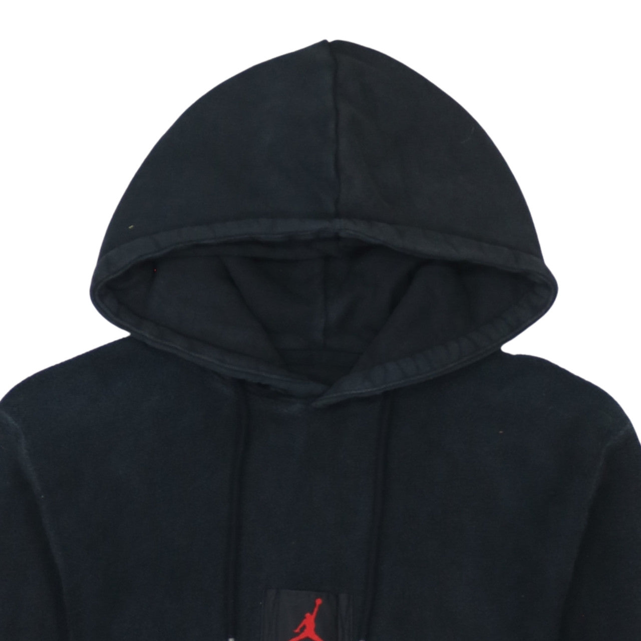 Jordan Men's Black Pullover Hoodie M Embroidered Graphic Cotton