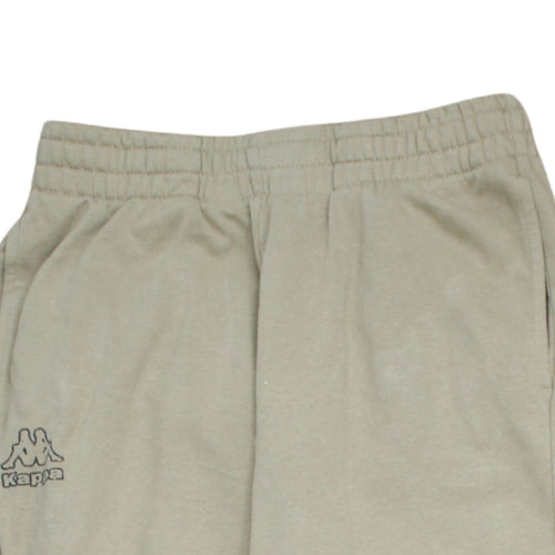 Kappa Boys Beige Jogger Sweatpants Size 158 Regular Fit Elastic Waist