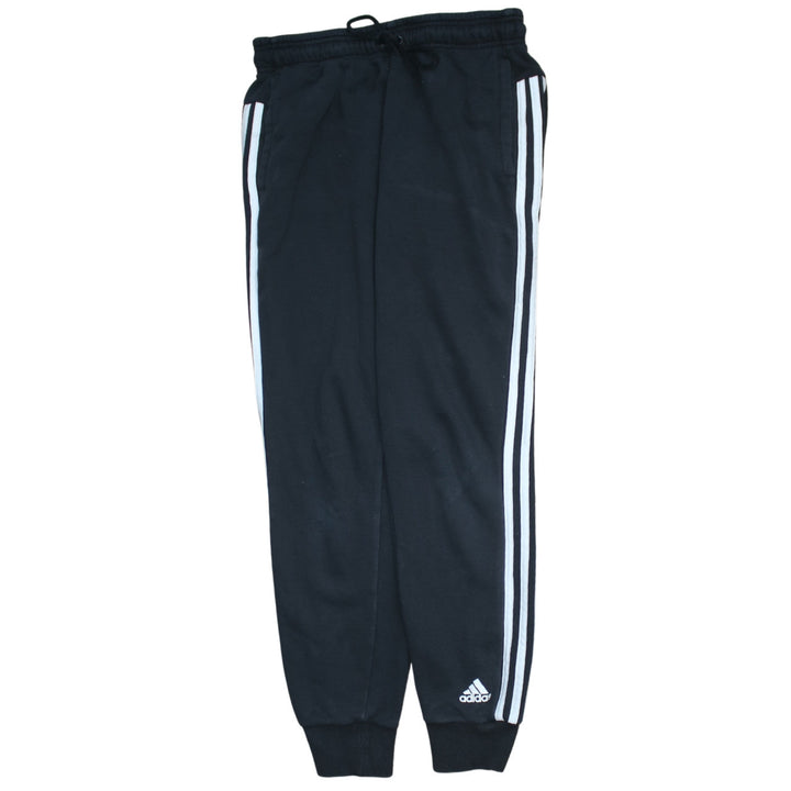 Adidas Women’s Black Jogger Trousers Size 8-10 with Drawstring Waist