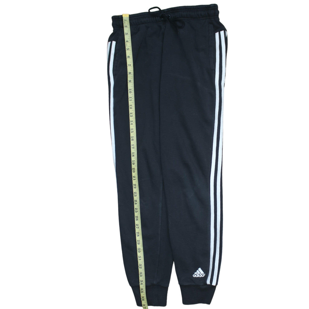 Adidas Women’s Black Jogger Trousers Size 8-10 with Drawstring Waist