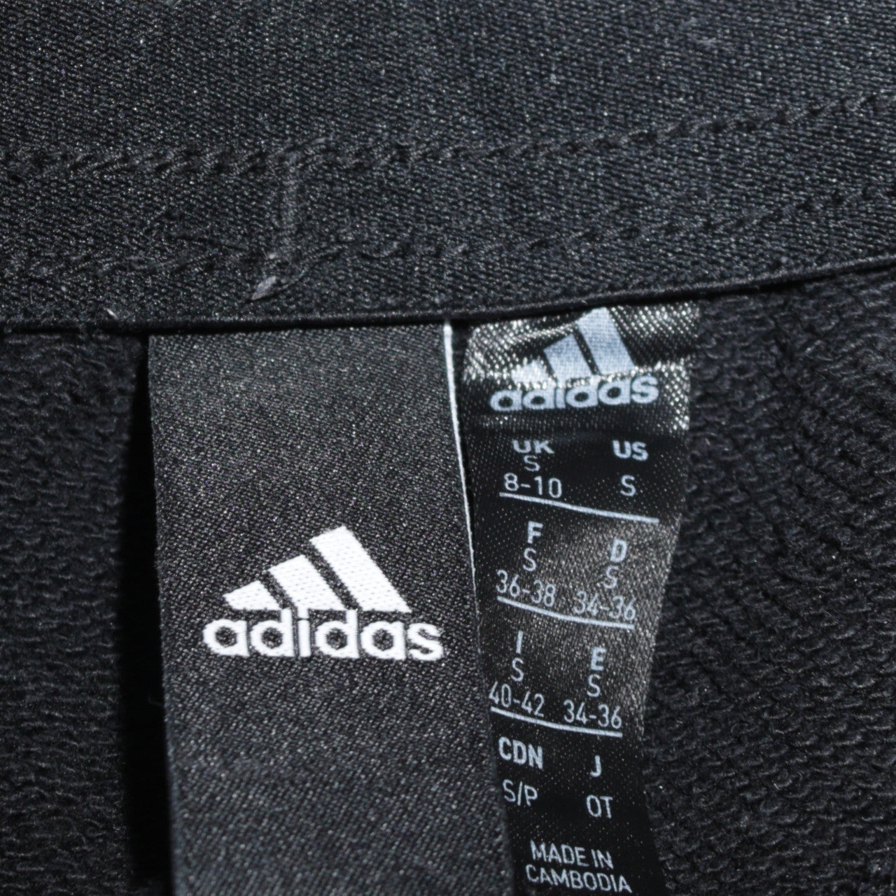 Adidas Women’s Black Jogger Trousers Size 8-10 with Drawstring Waist