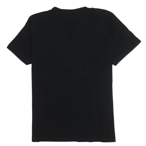 Puma Men's Black 2XL Crew Neck Cotton Short Sleeve T-Shirt