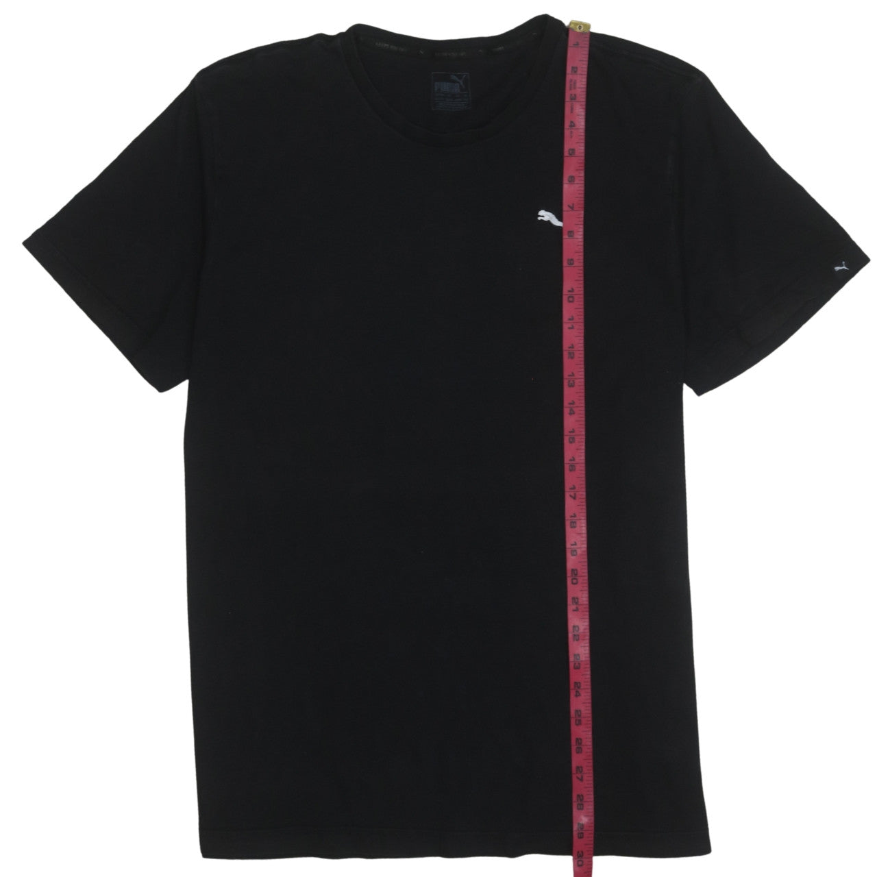 Puma Men's Black 2XL Crew Neck Cotton Short Sleeve T-Shirt