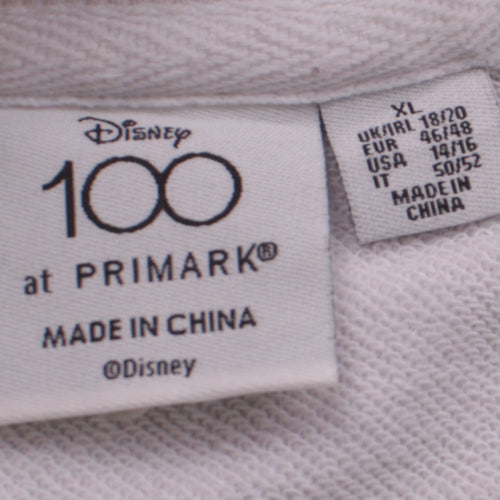 Disney Stitch Pink Sweatshirt Women XL Primark Graphic Print Pullover