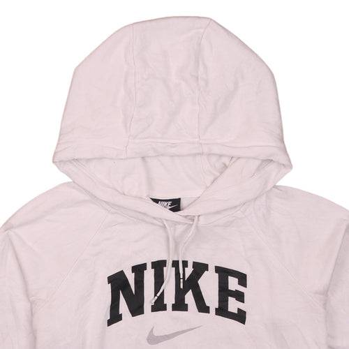 Nike Womens Ivory Pullover Hoodie Medium Hooded Sweatshirt