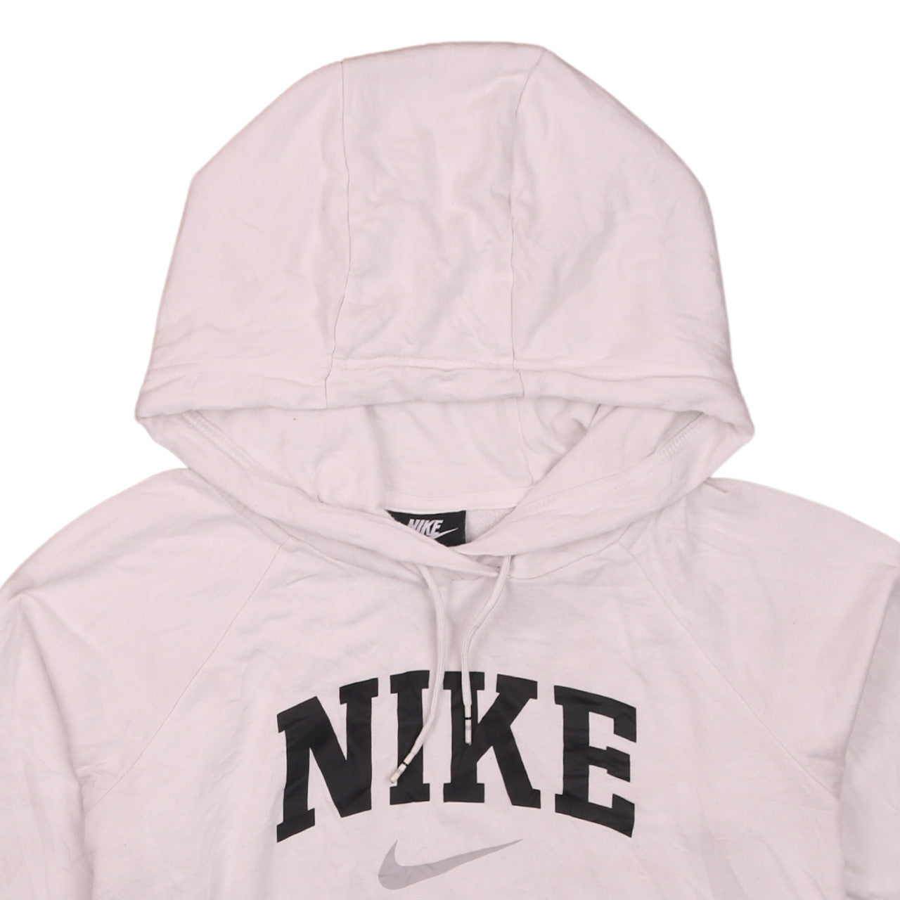 Nike Womens Ivory Pullover Hoodie Medium Hooded Sweatshirt
