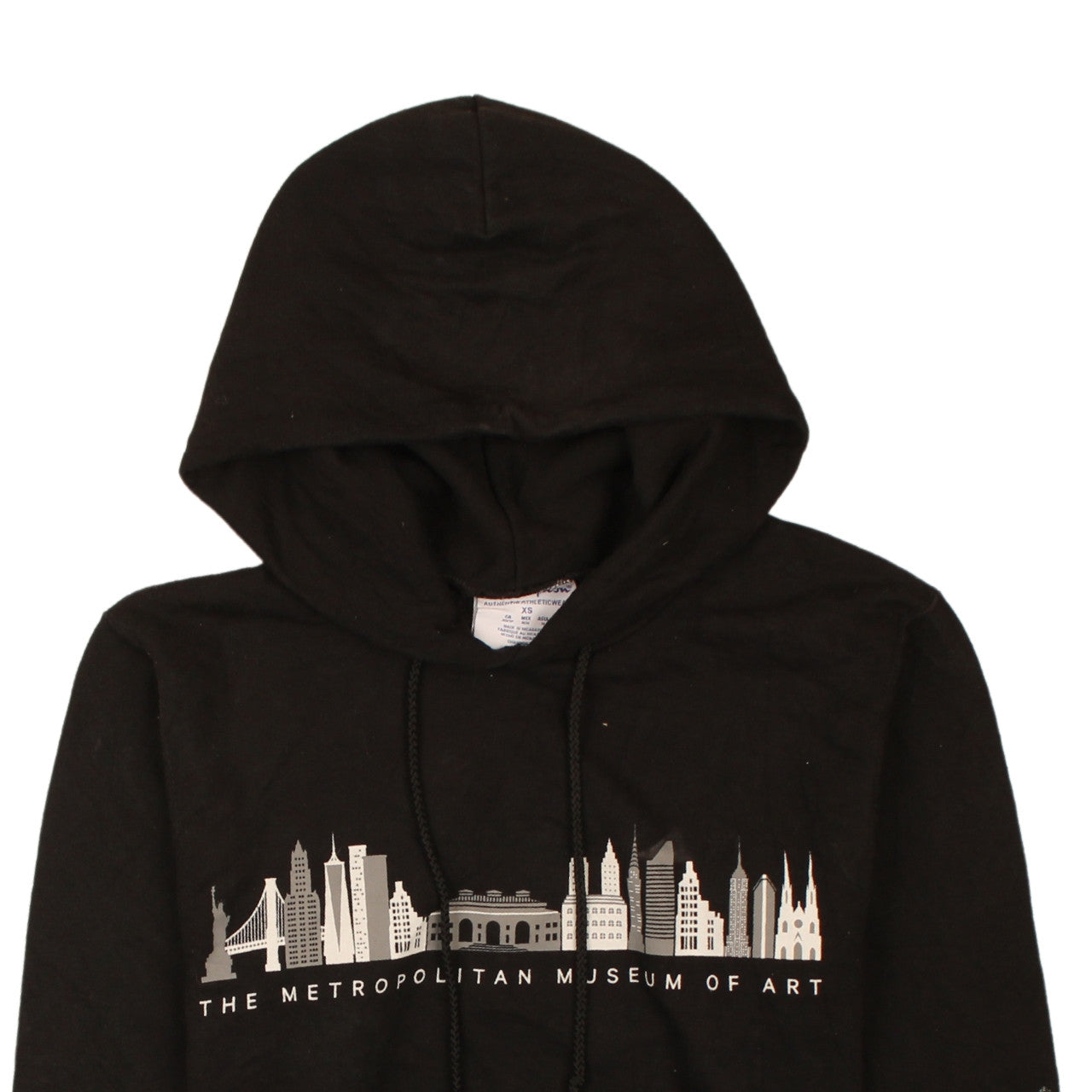 Champion Women's Black XS Pullover Hoodie The Met Museum Graphic