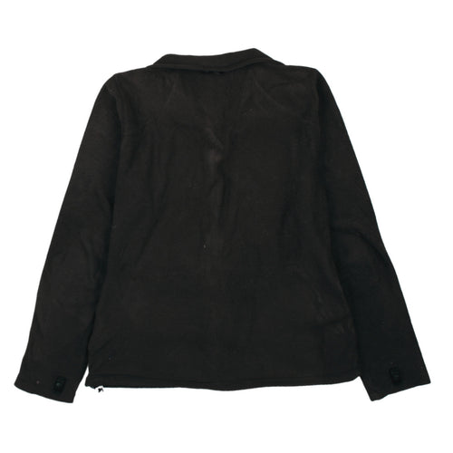 The North Face Unisex Black M Fleece Full Zip Jacket