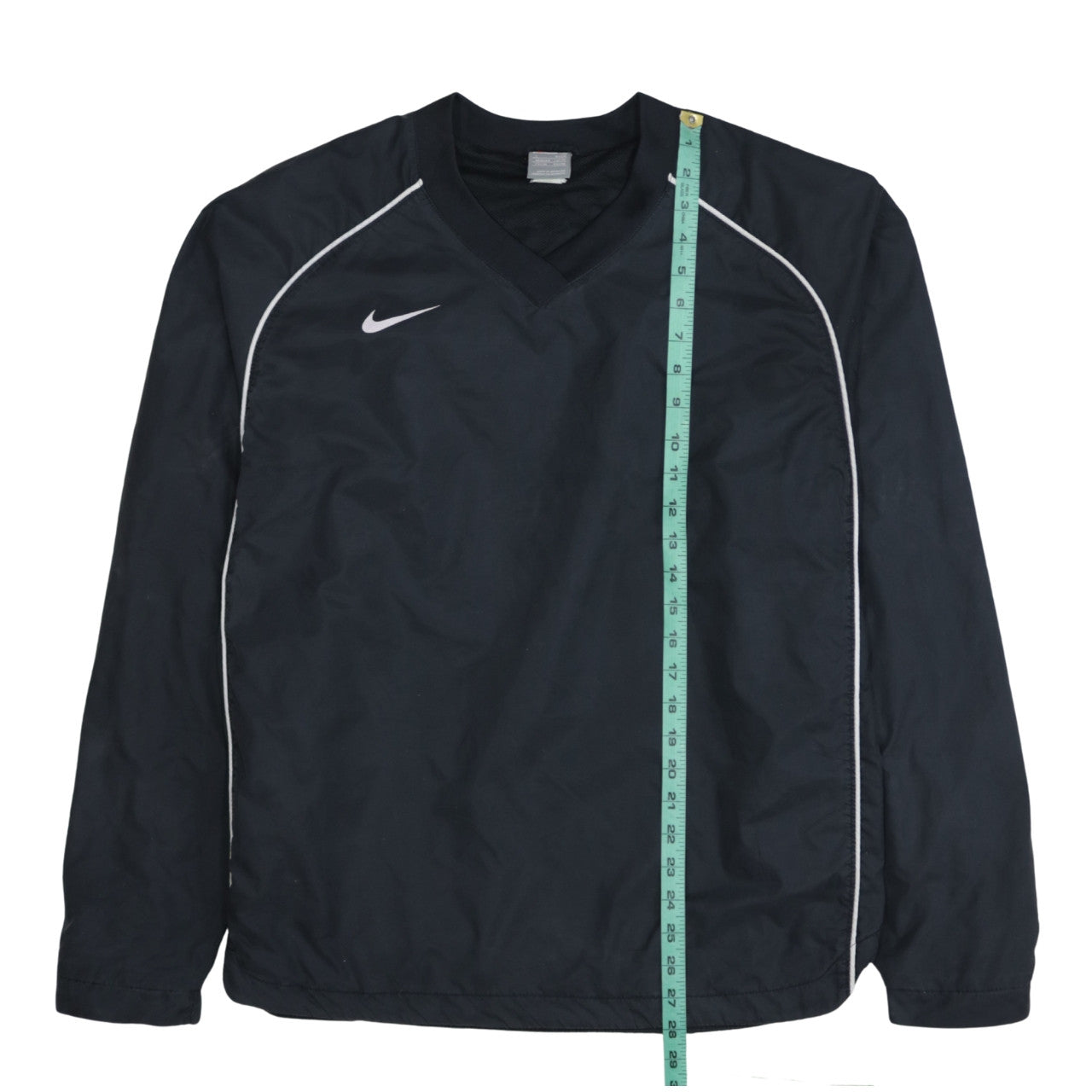 Nike Men's Black V-Neck Pullover Long Sleeve Sports Sweatshirt L
