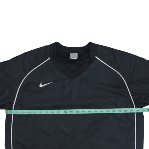 Nike Men's Black V-Neck Pullover Long Sleeve Sports Sweatshirt L