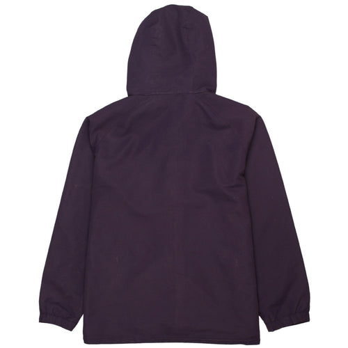 Mountain Essentials Women's Purple Hooded Waterproof Jacket Size 16