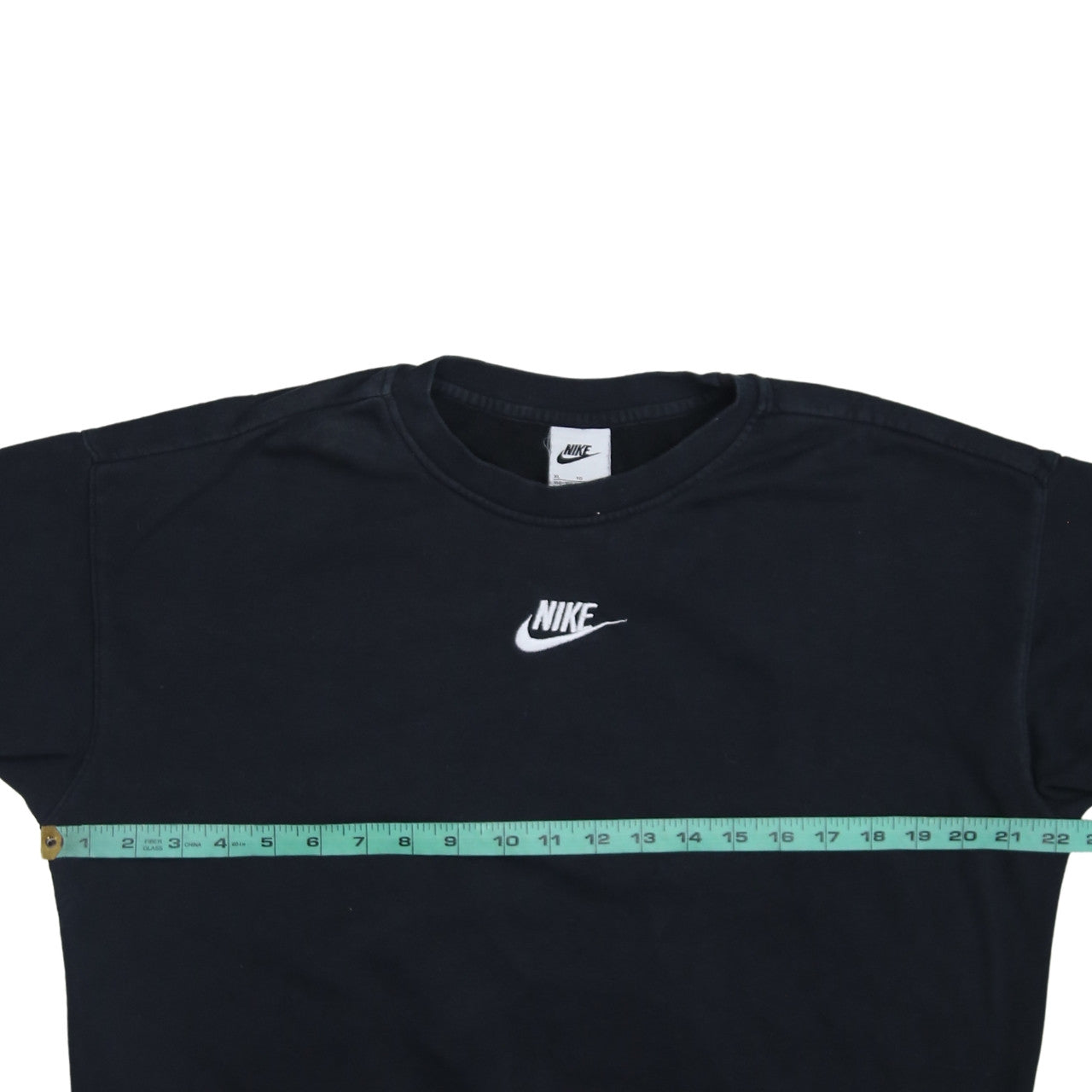 Nike Boys Black XL Sweatshirt Crew Neck Long Sleeve Logo Pullover Jumper