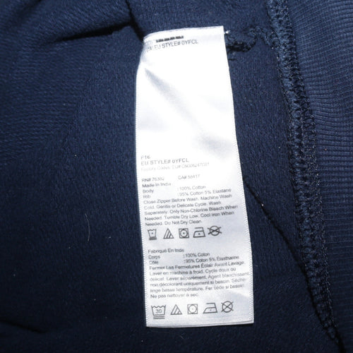 Timberland Men's Blue 2XL Full Zip Sweatshirt Jacket