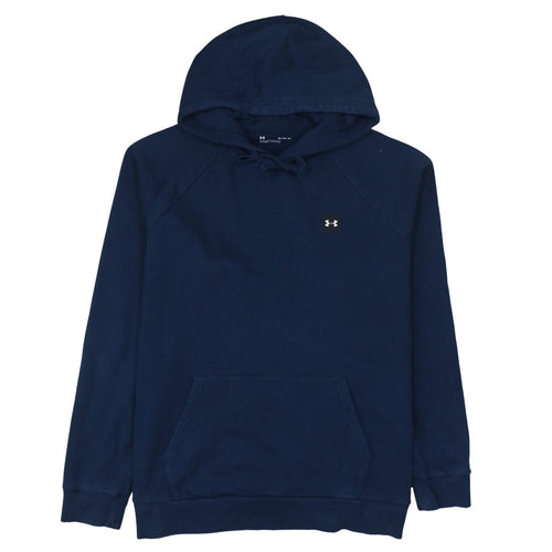 Under Armour Mens Blue XL Pullover Hoodie Fleece Relaxed Fit