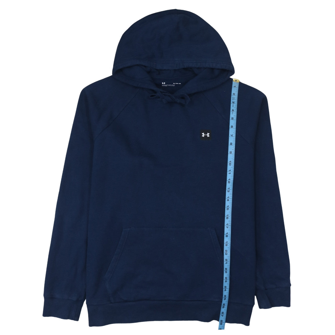 Under Armour Mens Blue XL Pullover Hoodie Fleece Relaxed Fit