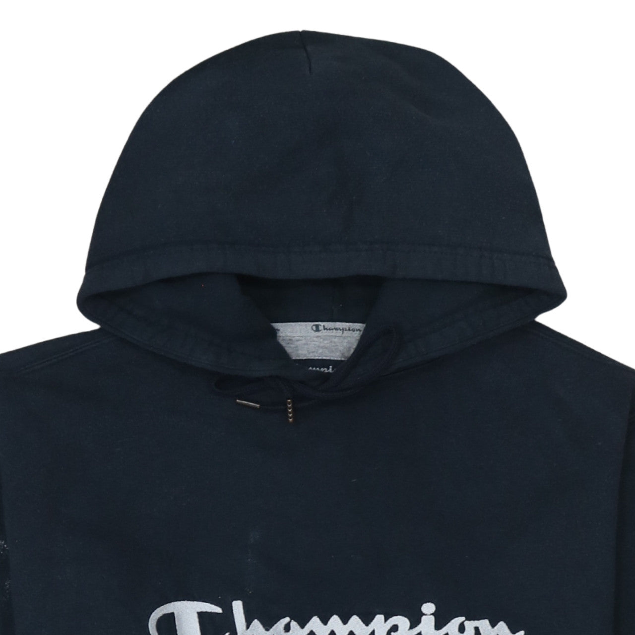 Champion Men’s Blue Pullover Hoodie L Logo Sportswear